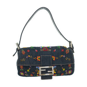 Fendi Beaded Mamma Bucket Semi Shoulder Bag